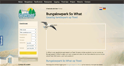 Desktop Screenshot of bungalowparksowhat.nl