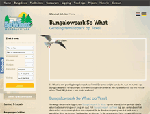 Tablet Screenshot of bungalowparksowhat.nl